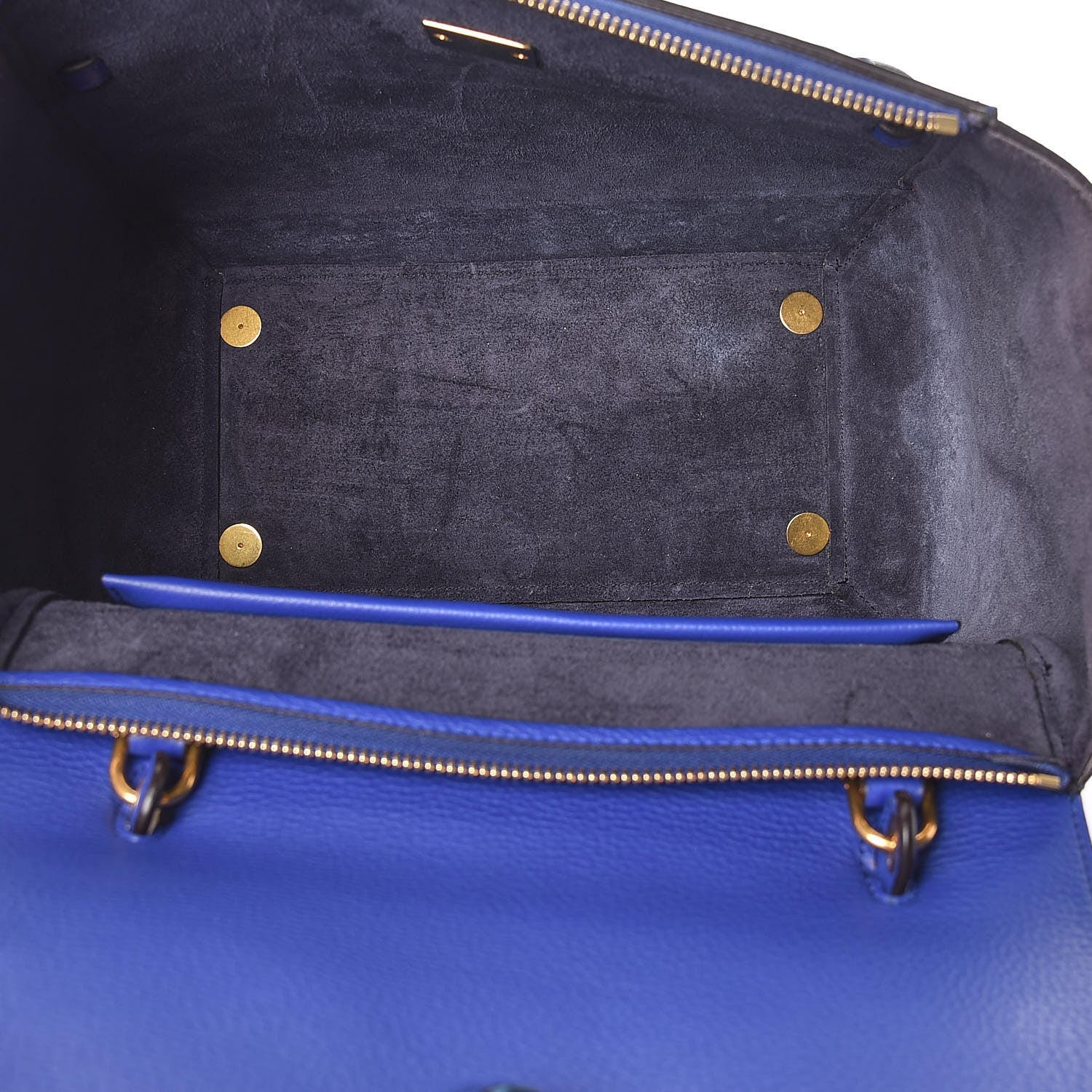 Celine Grained Calfskin Mini Belt Bag Indigo 5 of 17