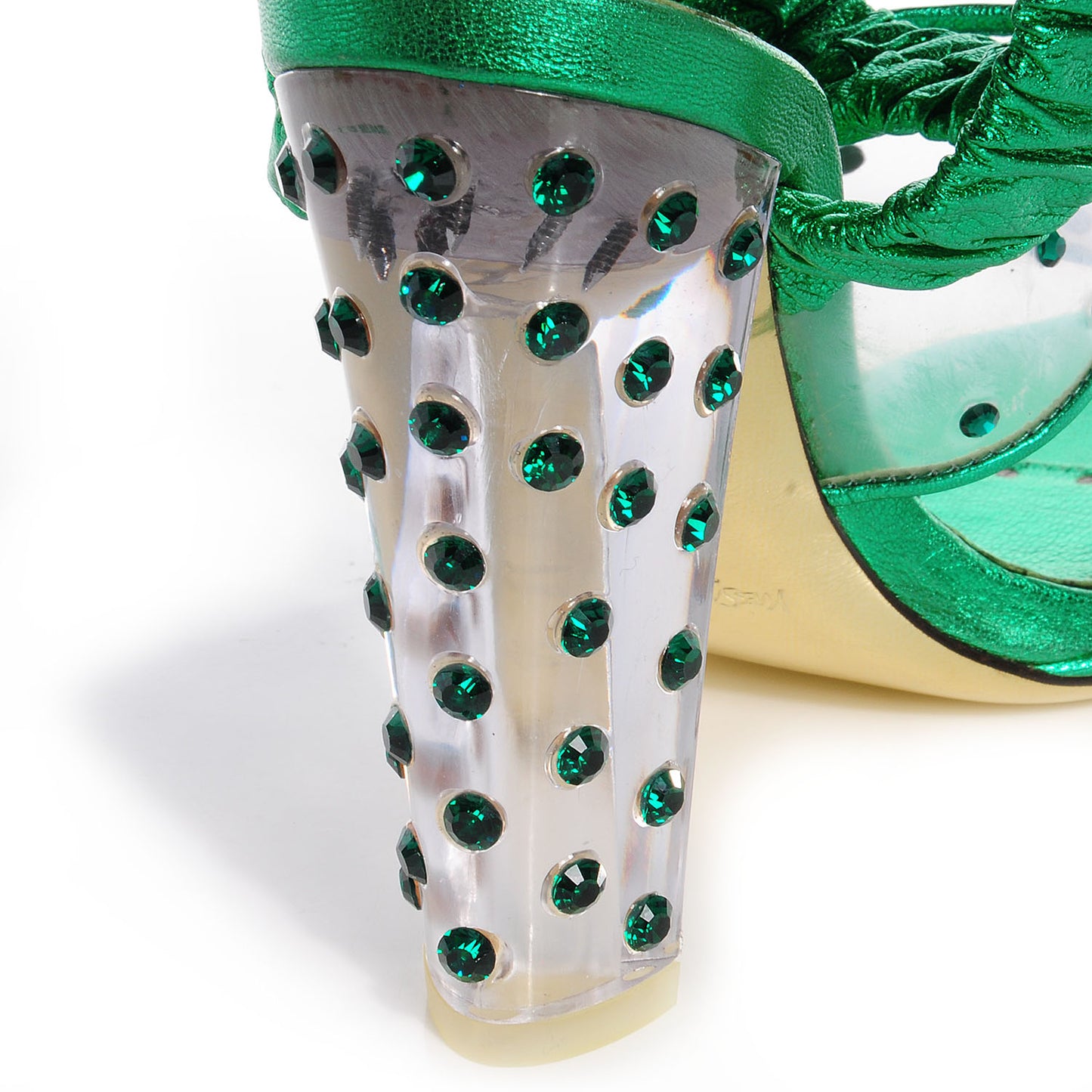 Crystal Lava Lamp Heels 39 Green