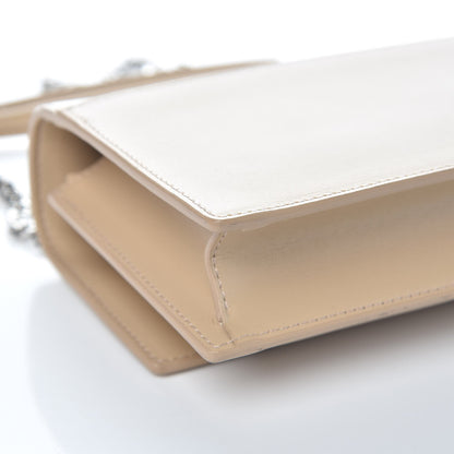 Saint Laurent Calfskin Monogram Sunset Chain Wallet Nude Powder 11 of 13
