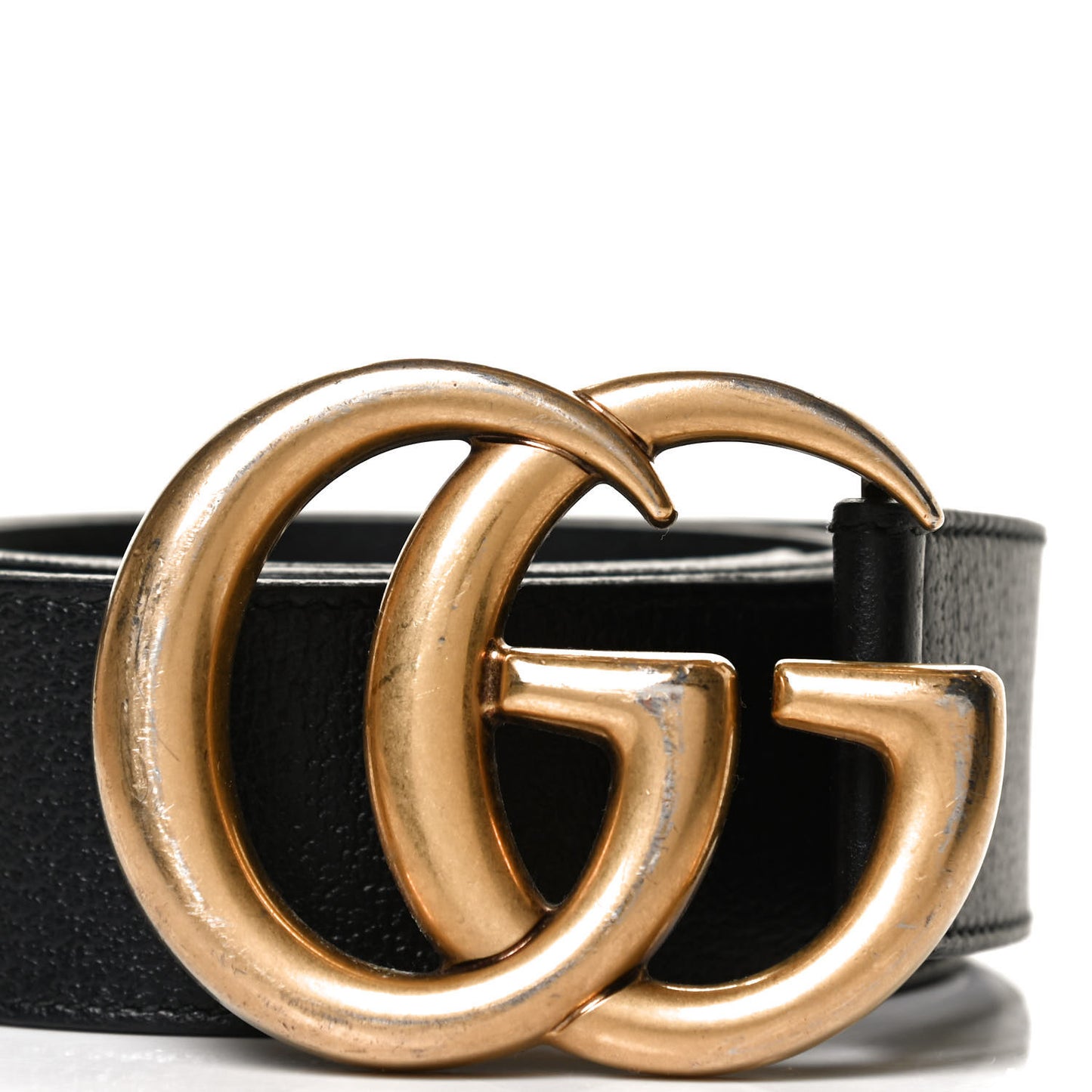 Textured Calfskin Double G 40mm Belt 85 34 Black