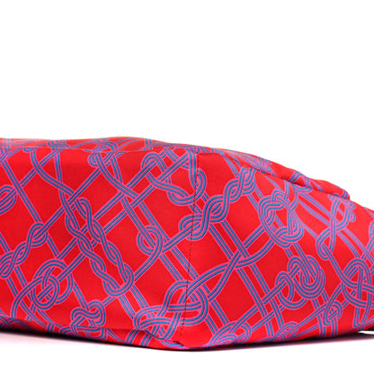 Hermes Silk Barenia Noeud Marin Fourbi 25 MM Pouch Rouge de Coeur Fauve 7 of 7