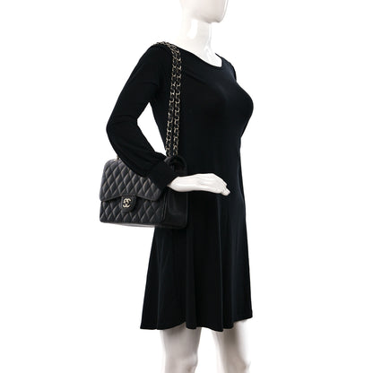 Chanel Caviar Quilted Jumbo Double Flap Black 2 of 11