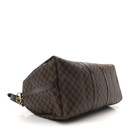 Louis Vuitton Damier Ebene Keepall Bandouliere 55 3 of 8