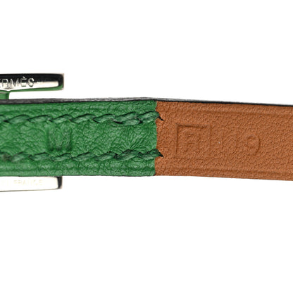 Hermes Swift Hapi 3 MM Triple Tour Wrap Bracelet M Bambou 4 of 9