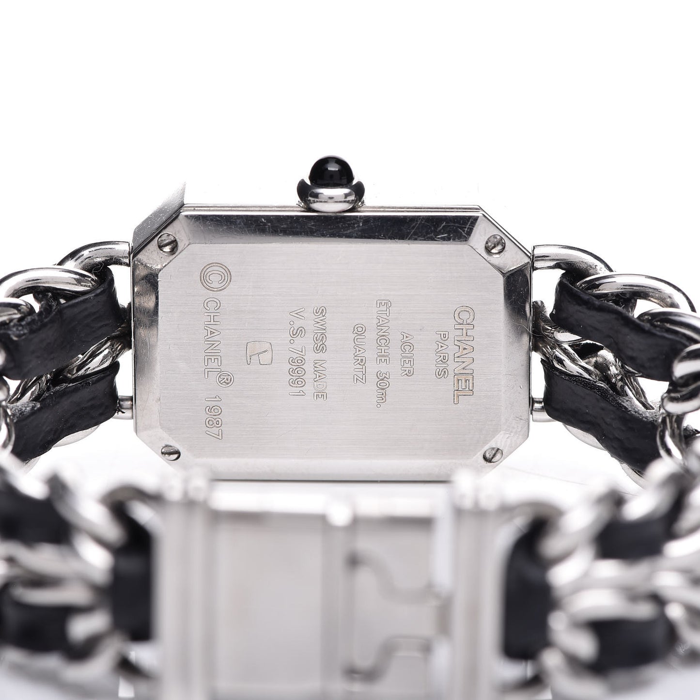 Stainless Steel Lambskin 20mm Chain Premiere Quartz Watch M