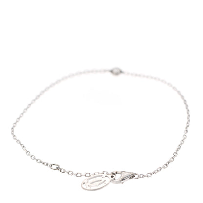 Cartier 18K White Gold Diamond SM D'Amour Bracelet 2 of 6