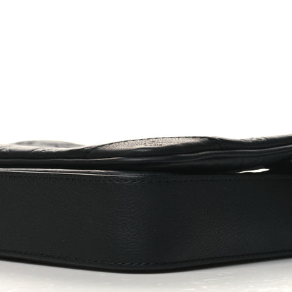 Louis Vuitton Calfskin Monogram Embossed Trio Messenger Black 12 of 13