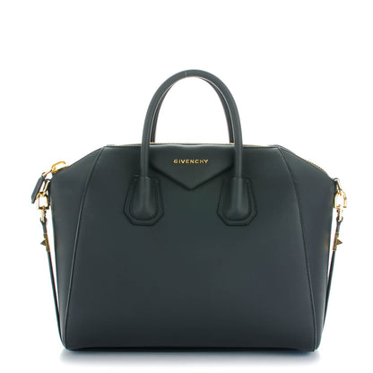 Givenchy Rubber Effect Calfskin Medium Antigona Black 1 of 7