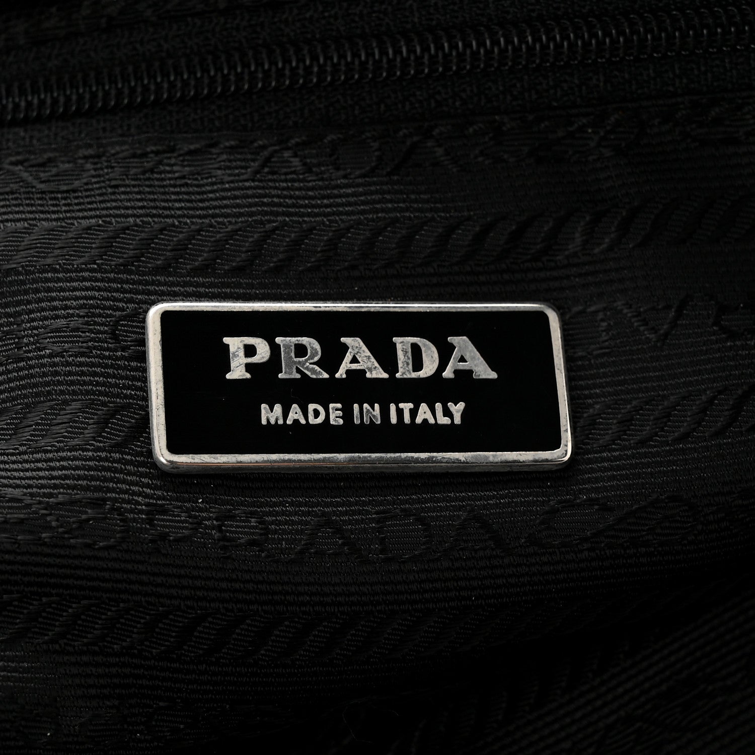 Prada Tessuto Nylon Calfskin Medium Backpack Black 6 of 12