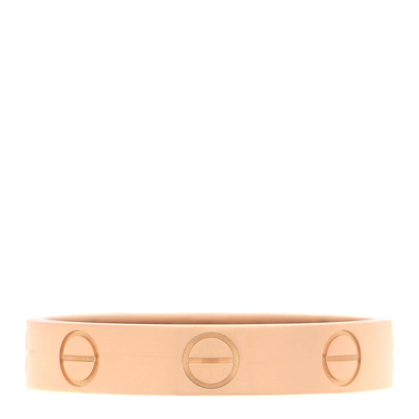 18K Pink Gold 3.5mm LOVE Wedding Band Ring 53 6.25