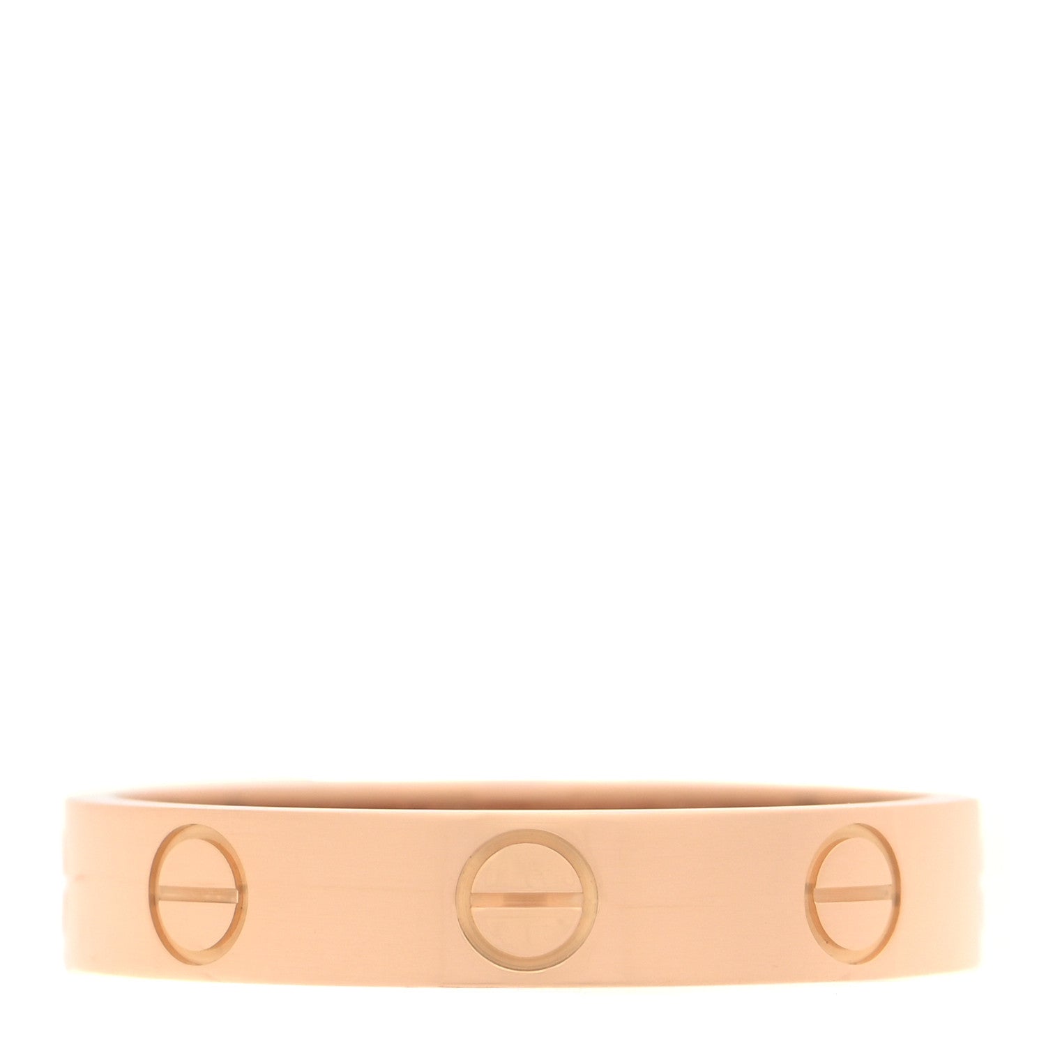 Cartier 18K Pink Gold 3.5mm LOVE Wedding Band Ring 53 6.25 1 of 5