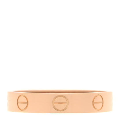 Cartier 18K Pink Gold 3.5mm LOVE Wedding Band Ring 53 6.25 1 of 5