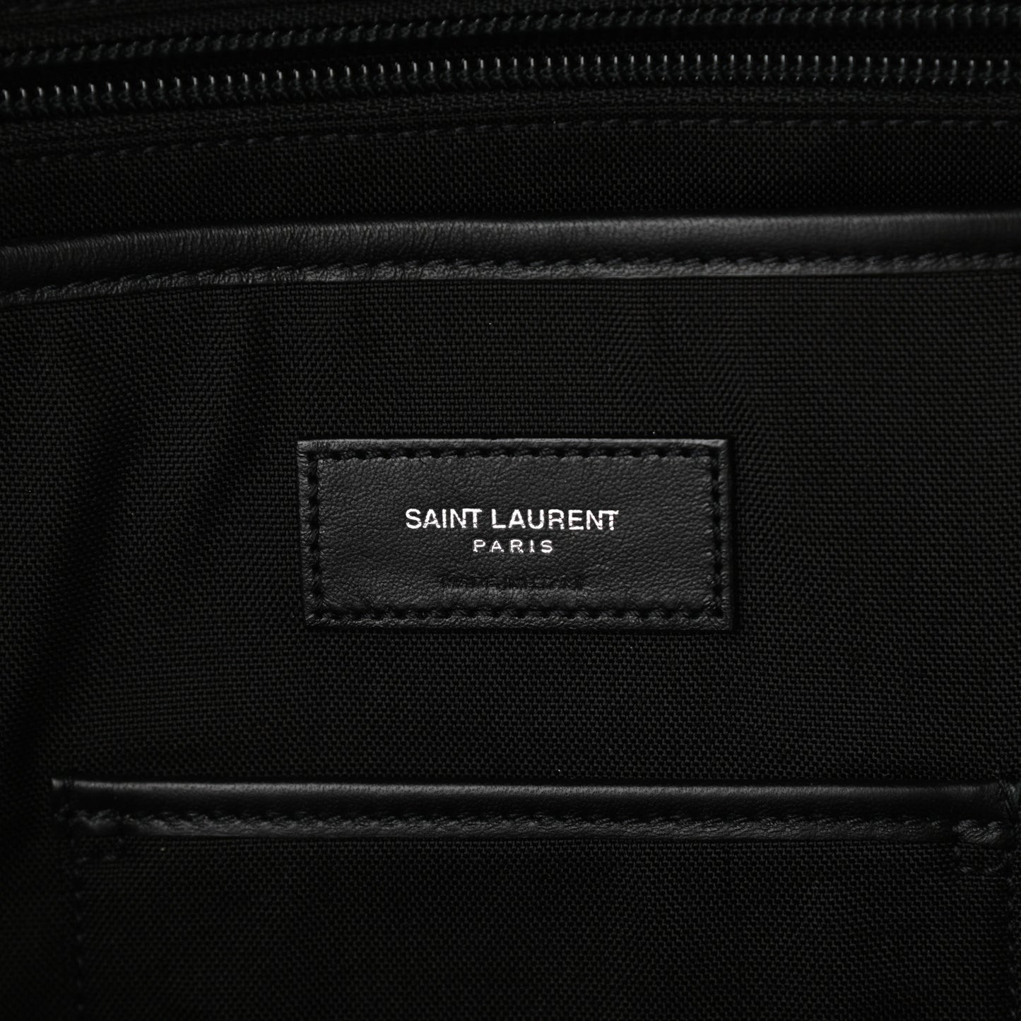 Calfskin Checked Print Nuxx Backpack Black White