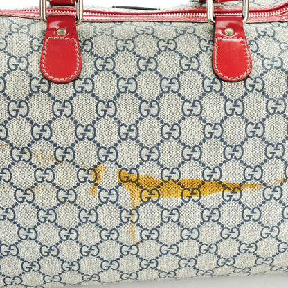 Gucci GG Plus Monogram Tattoo Heart Medium Joy Boston Red 8 of 9