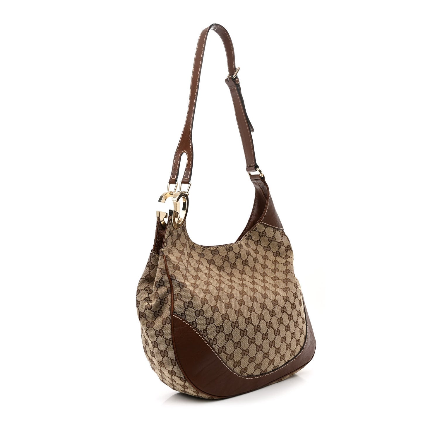 Monogram Medium Charlotte Hobo Brown