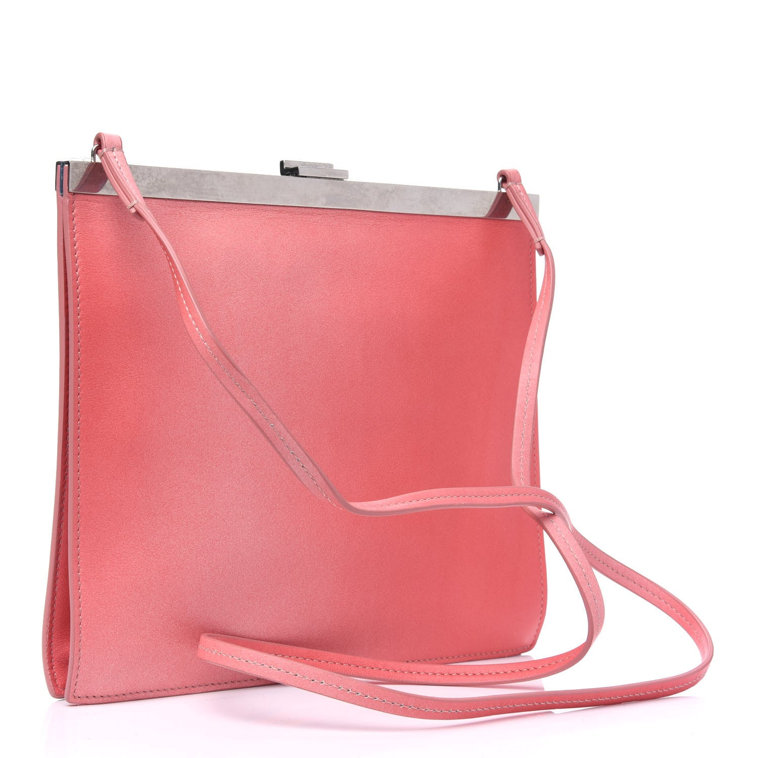 Celine Smooth Calfskin Mini Clasp Bag Pink 2 of 4