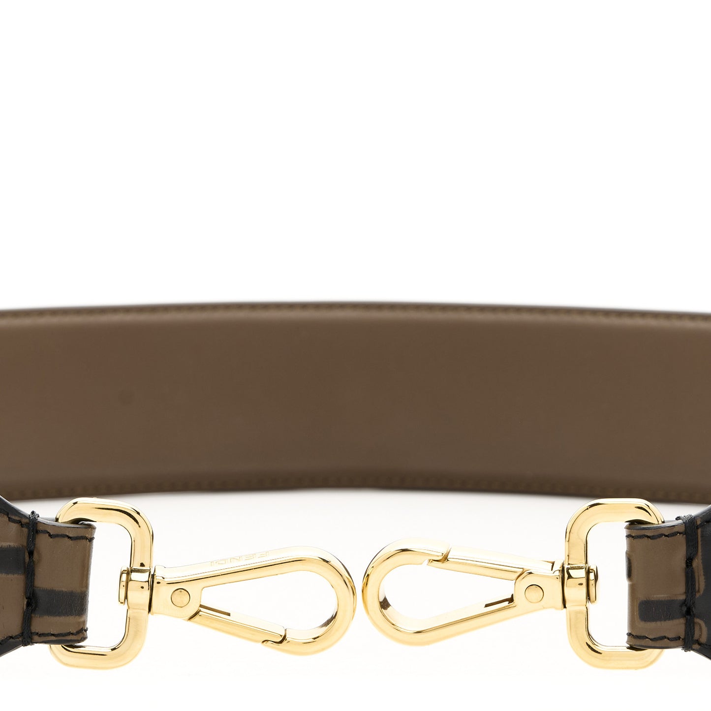 Vitello Century Bi-Color FF 1974 Embossed Strap You Maya Black