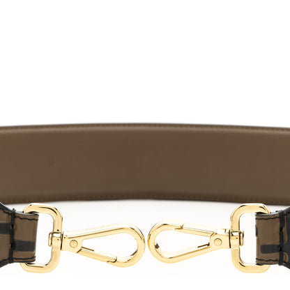 Fendi Vitello Century Bi-Color FF 1974 Embossed Strap You Maya Black 3 of 4