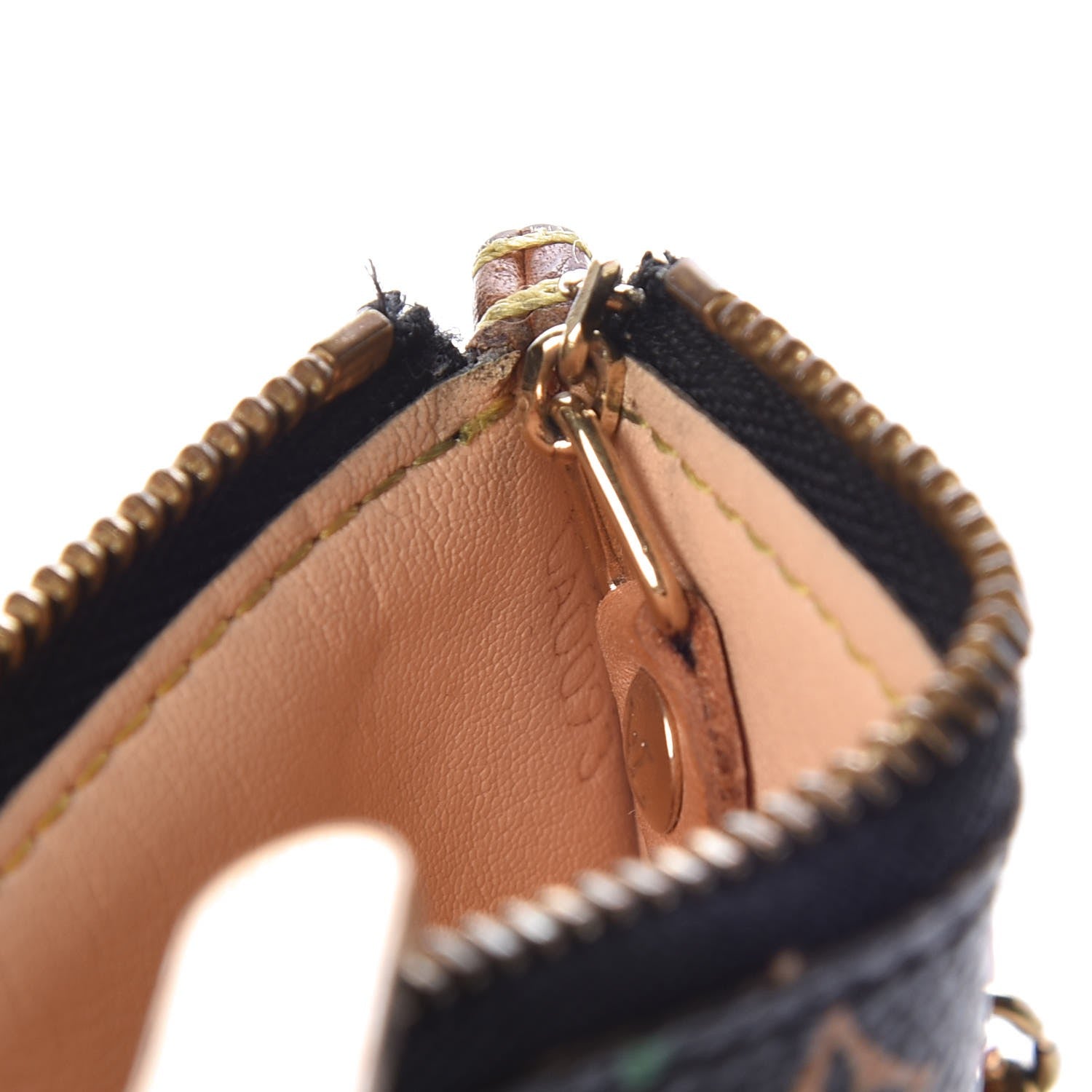 Louis Vuitton Monogram Multicolor Key Pouch Black 7 of 13