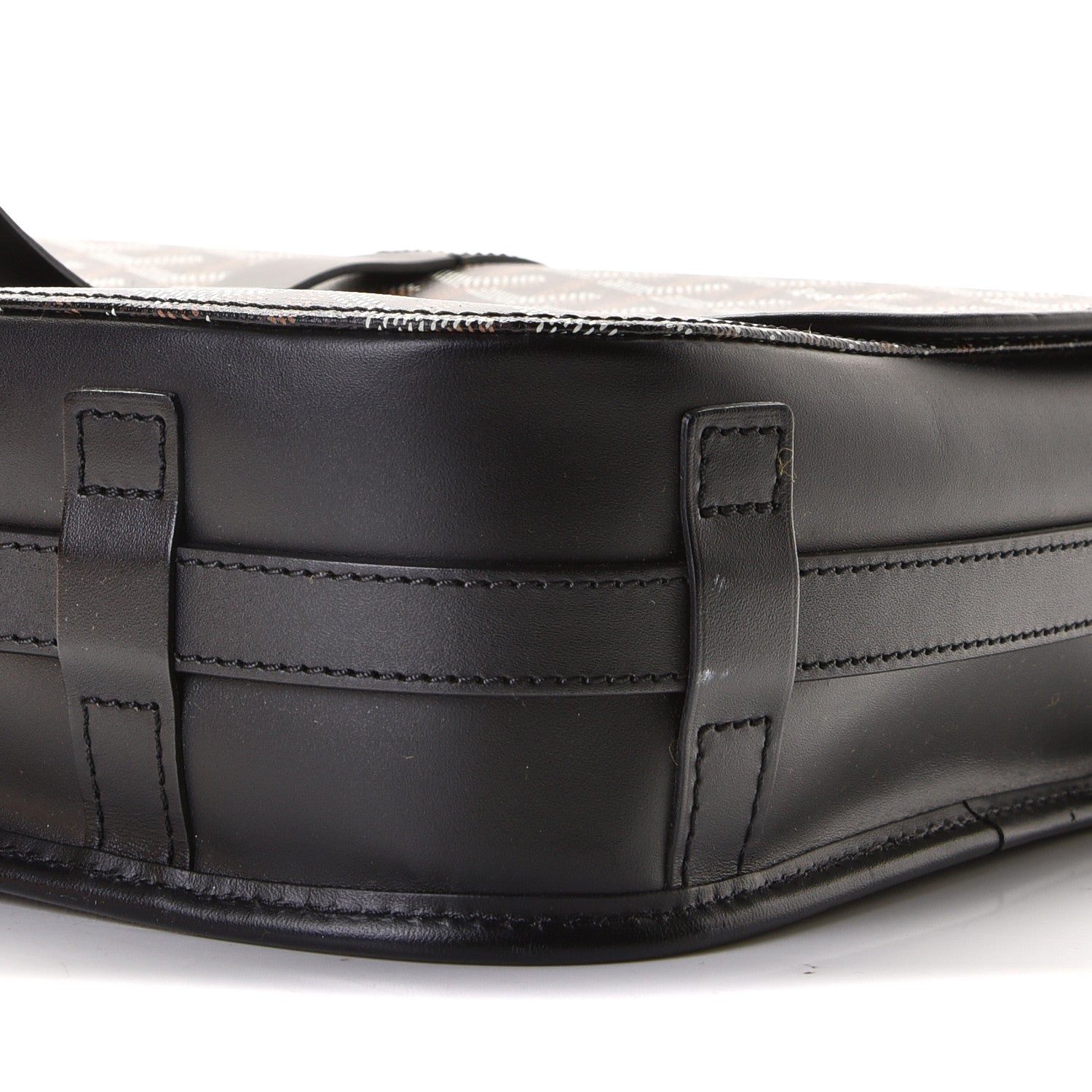 Goyard Goyardine Belvedere II MM Messenger Bag Black 5 of 8