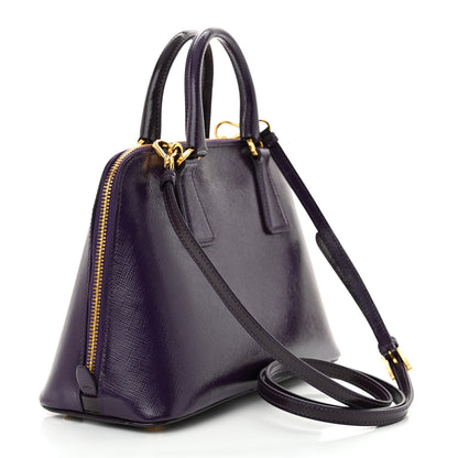 Prada Saffiano Vernice Small Promenade Tote Viola 3 of 12