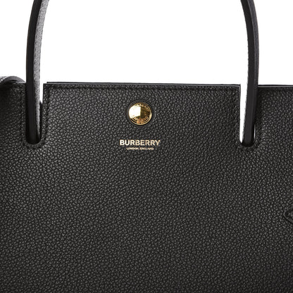 Burberry Grainy Calfskin Small Title Bag Black 9 of 10