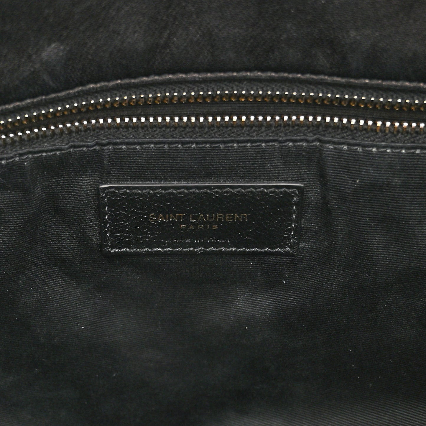 Lambskin Quilted Medium Loulou Puffer Monogram Chain Satchel Black