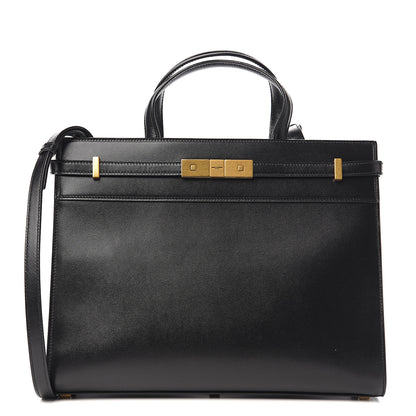 Saint Laurent Calfskin Small Manhattan Shopper Tote Black 1 of 9