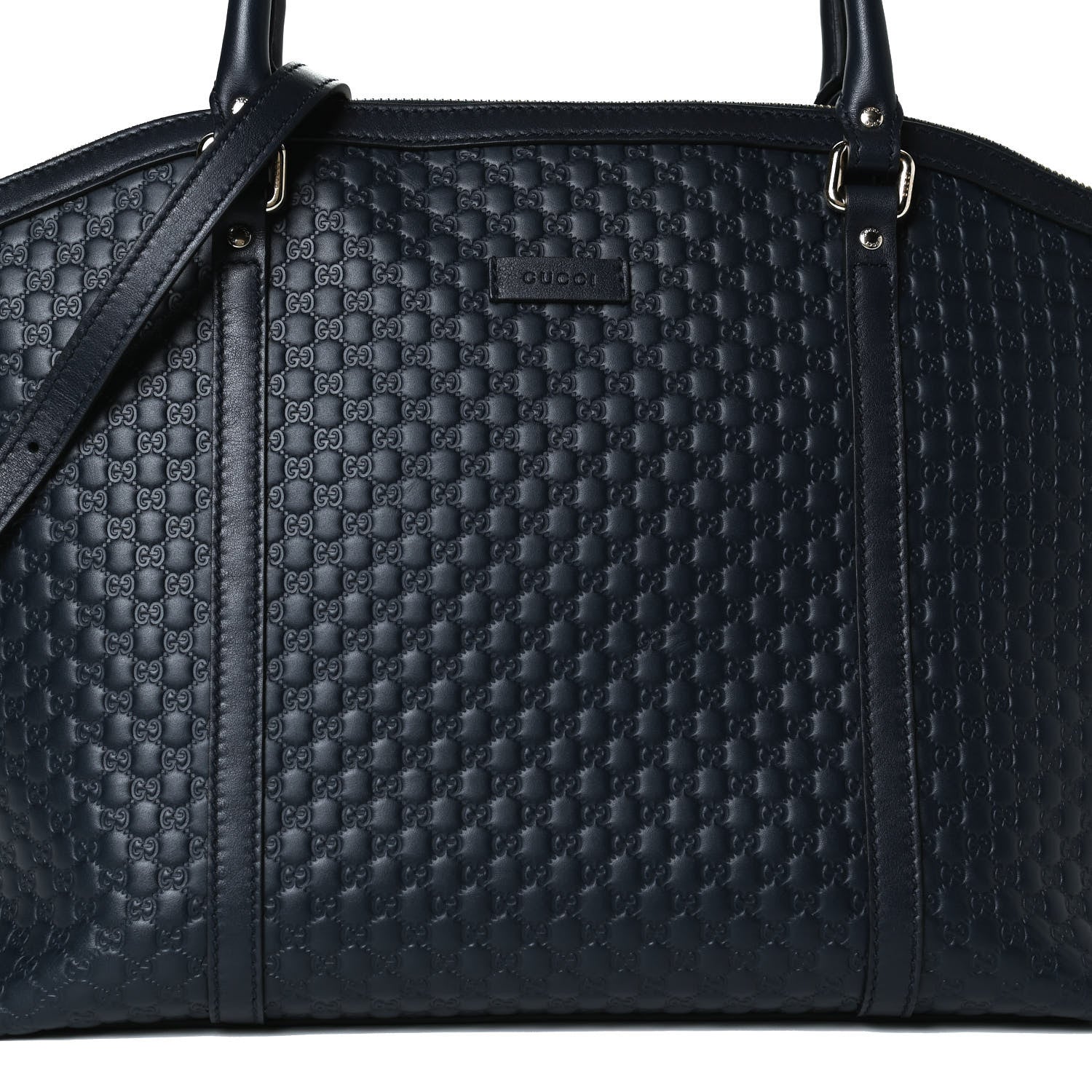Gucci Soft Microguccissima Dome Satchel Navy 7 of 14