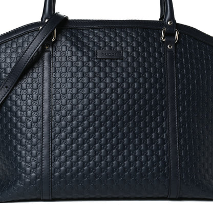 Gucci Soft Microguccissima Dome Satchel Navy 7 of 14