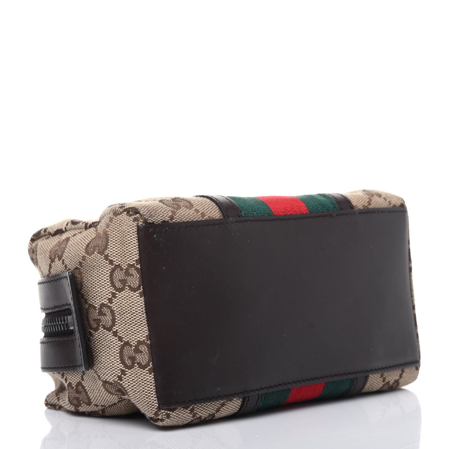 Monogram Web Small Cosmetic Case Dark Brown
