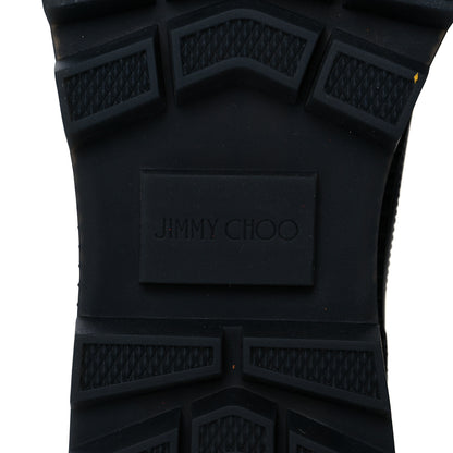 Jimmy Choo Nappa Crosta Suede Nord Combat Boots 43 Black 6 of 8