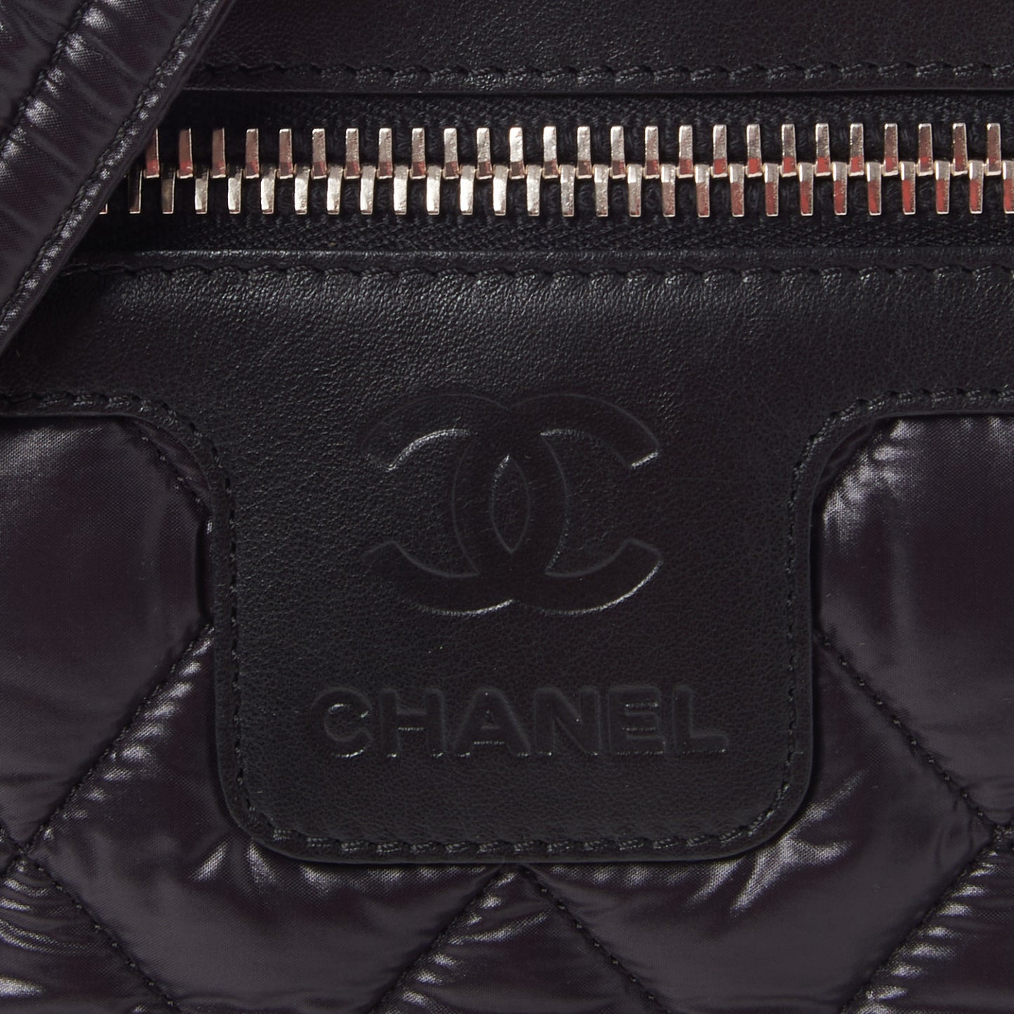 Nylon Small Coco Cocoon Messenger Bag Black