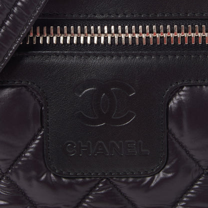 Chanel Nylon Small Coco Cocoon Messenger Bag Black 7 of 9