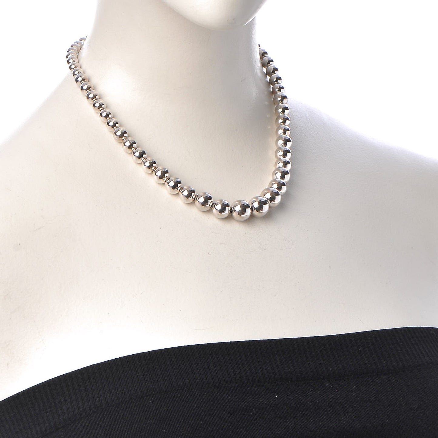 Sterling Silver HardWear Graduated Ball Necklace