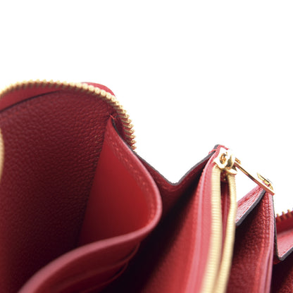 Louis Vuitton Empreinte Zippy Wallet Cherry 7 of 8