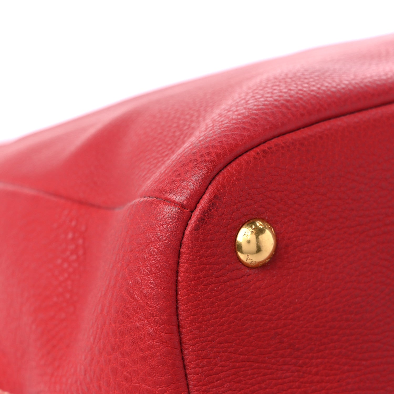 Prada Vitello Phenix Hobo Rosso 8 of 15
