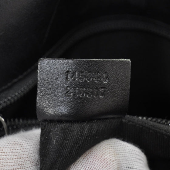 Guccissima Flap Messenger Bag Black