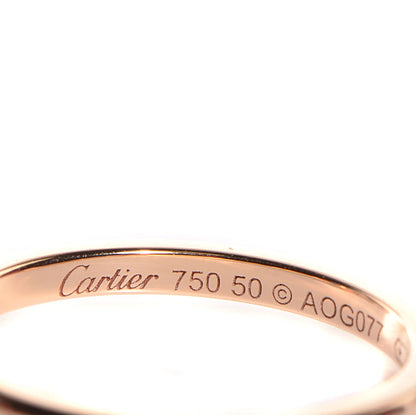 Cartier 18K Pink Gold Diamond D'Amour Heart Ring 50 5.25 4 of 6