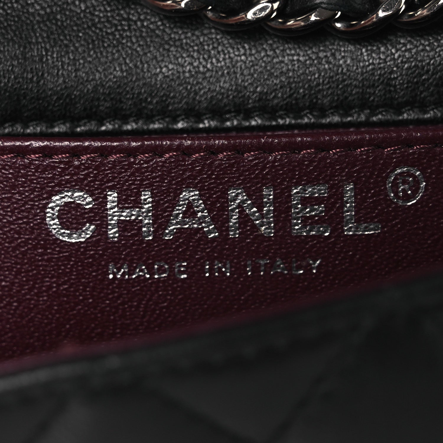 Chanel Lambskin Quilted Double Mini Flap Crossbody Black 6 of 11