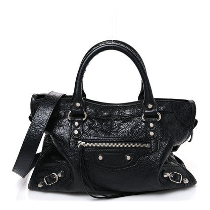 Balenciaga Agneau Arena Silver Hardware Small Le City Black 1 of 10