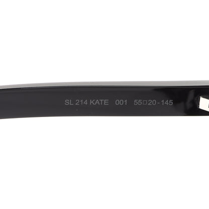Saint Laurent New Wave SL214 Kate Cat Sunglasses Black 6 of 8
