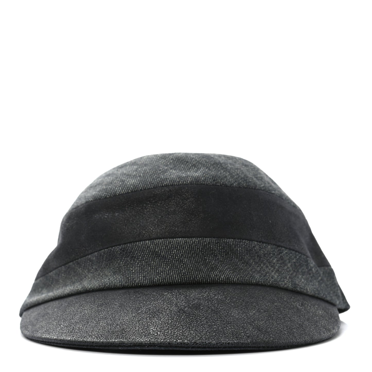 Goatskin Cotton Linen Cap 56 Black