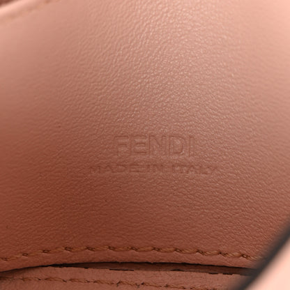 Fendi Nappa Matisse FF Embossed Nano Maxi Buckle Baguette Charm Rosa Quarzo 6 of 8