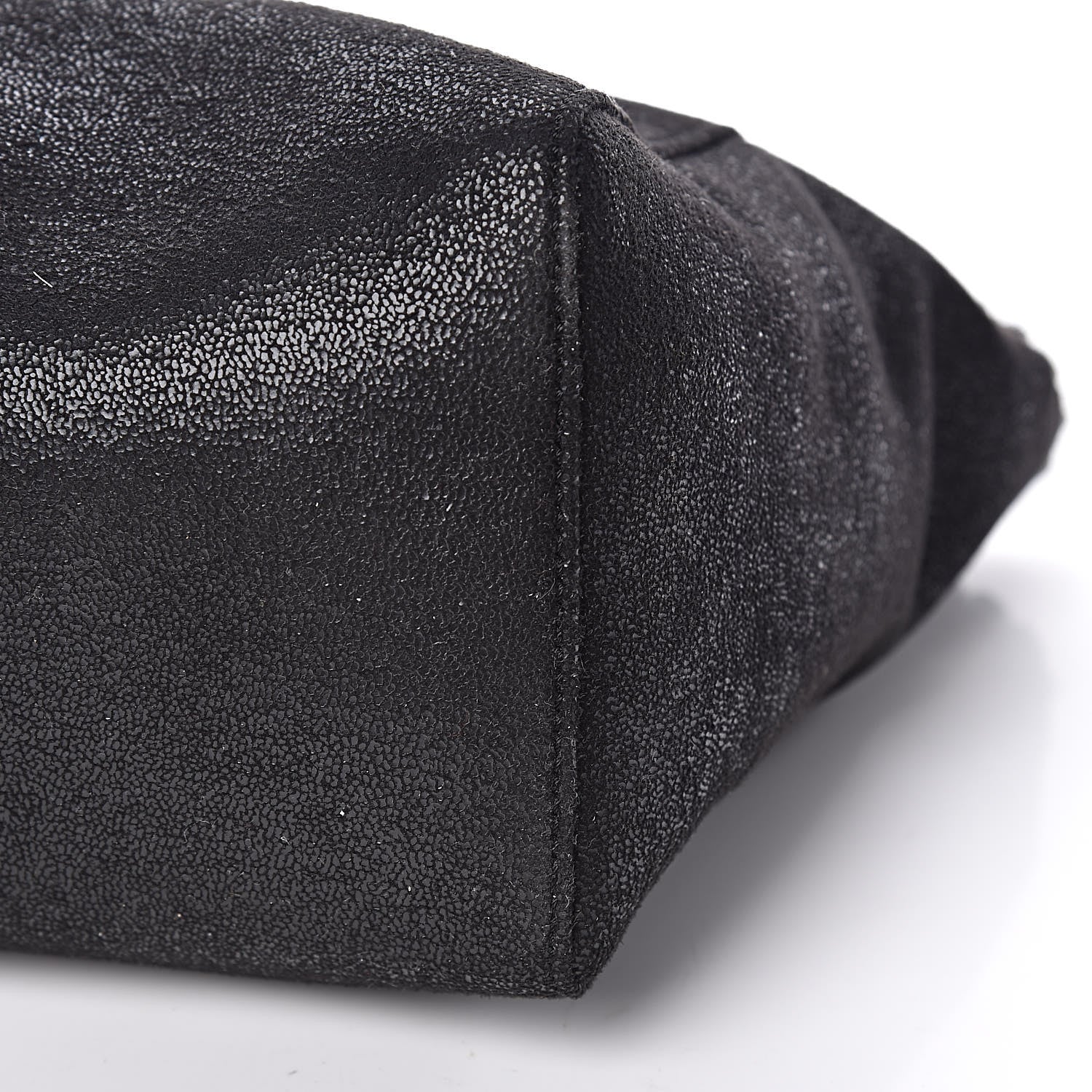 Stella McCartney Shaggy Deer Falabella East West Shopper Tote Black 9 of 13