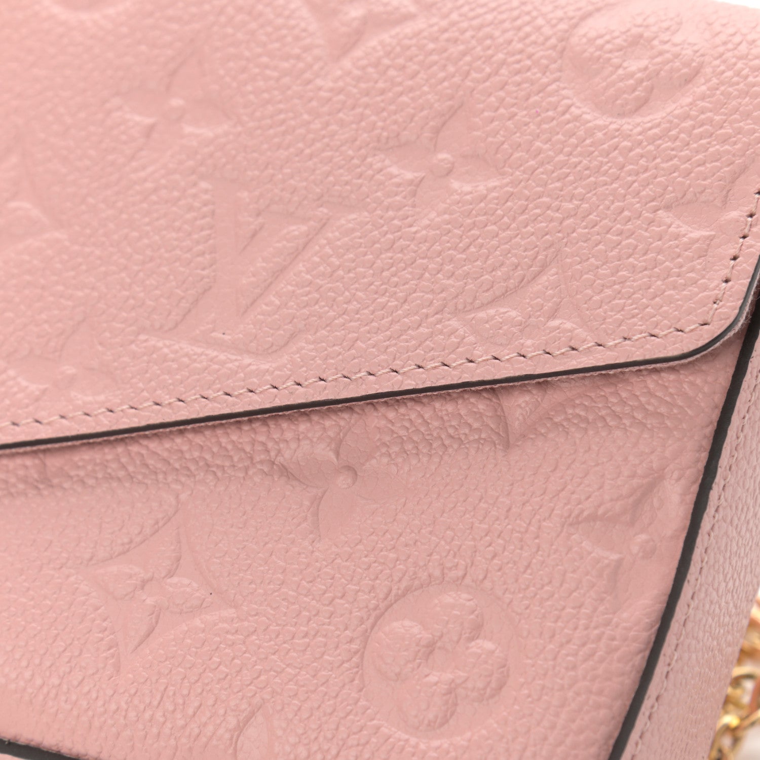 Louis Vuitton Empreinte Pochette Felicie Chain Wallet Rose Poudre 14 of 14
