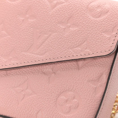 Louis Vuitton Empreinte Pochette Felicie Chain Wallet Rose Poudre 14 of 14