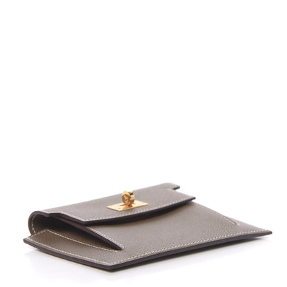 Hermes Epsom Kelly Pocket Compact Wallet Etoupe 4 of 7