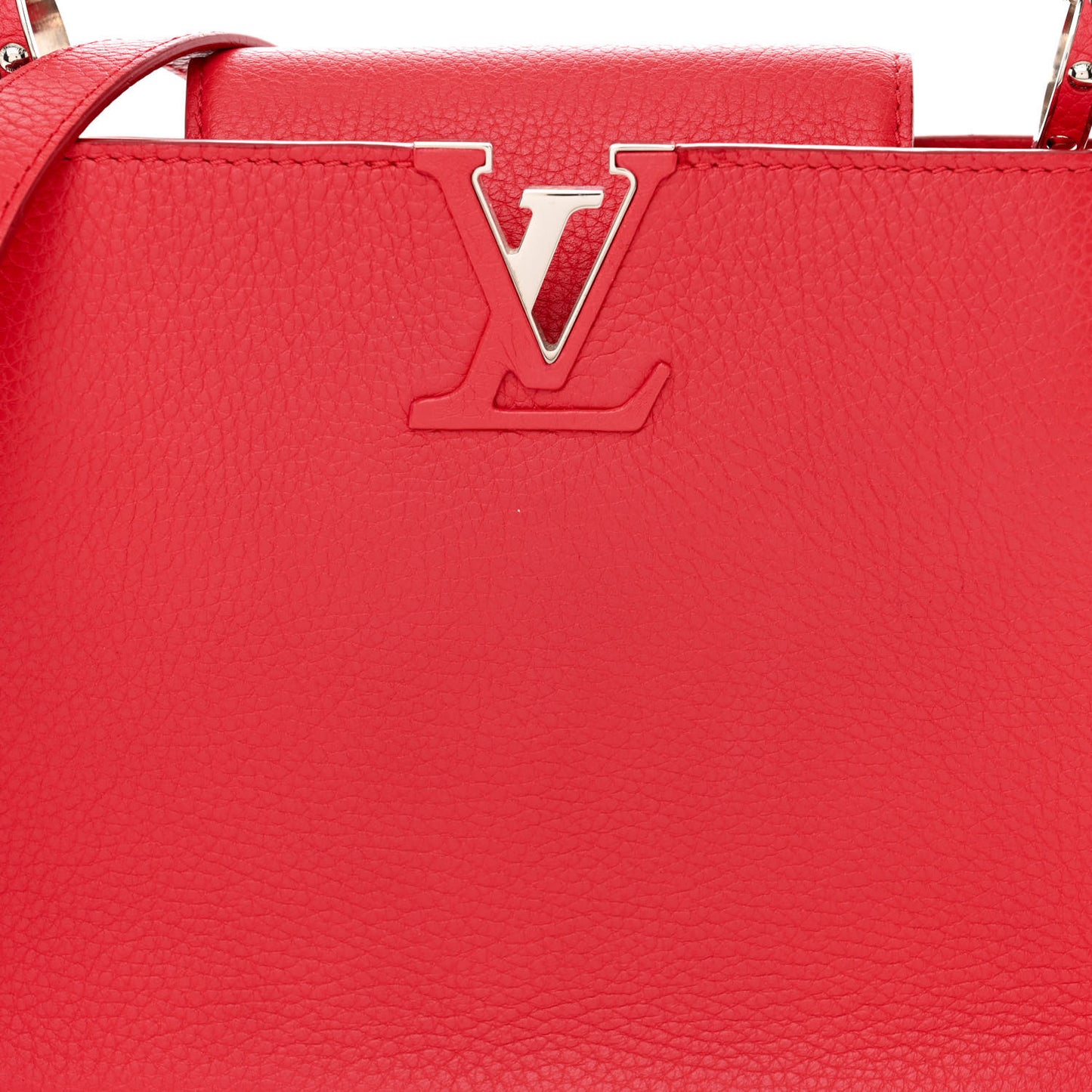 Taurillon Snakeskin Capucines BB Rubis