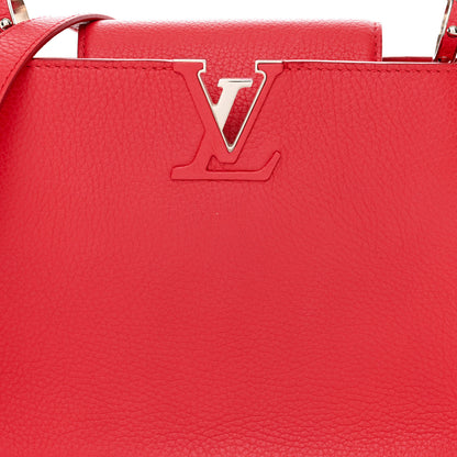 Louis Vuitton Taurillon Snakeskin Capucines BB Rubis 7 of 11
